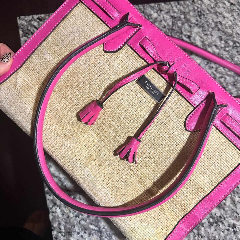 Kate Spade Pink and Tan Women's Handbag
